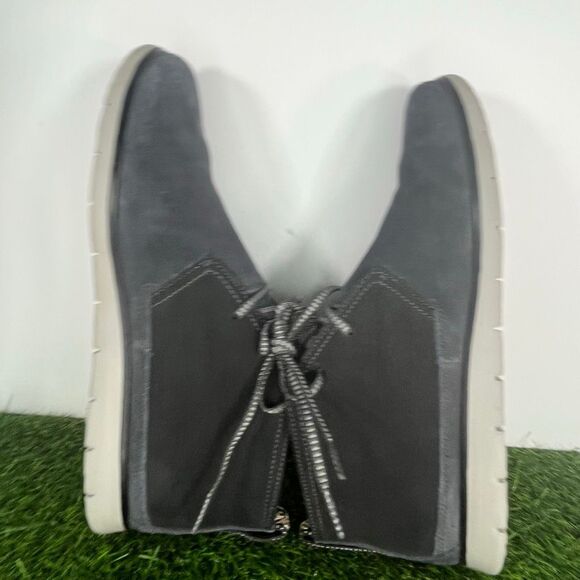 UGG Chukka Boots Men Size 10.5 Freamon Waterproof Shoes Blue Suede - Picture 5 of 7